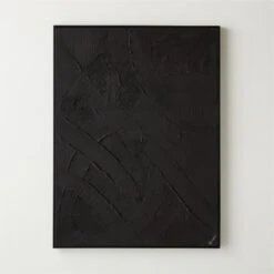 'Kuro' Wall Framed Art 36''x48''