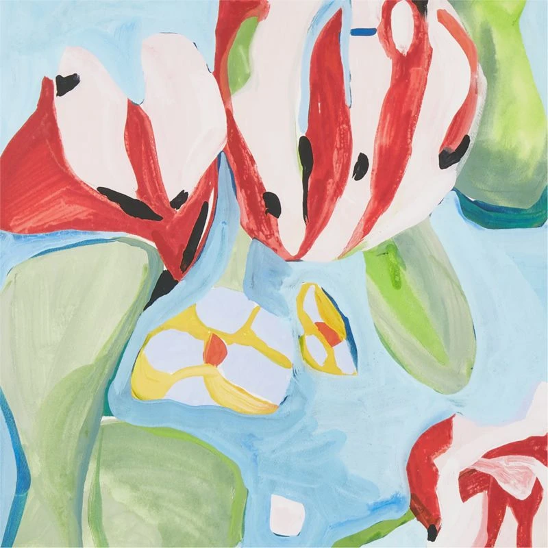 'La Courtine Floral' Framed Giclee Art Print 18"x24" 4 'La Courtine Floral' Framed Giclee Art Print 18"x24" - Image 2