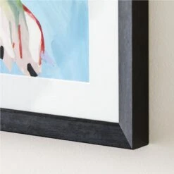 'La Courtine Floral' Framed Giclee Art Print 18"x24" 8 'La Courtine Floral' Framed Giclee Art Print 18"x24" -Nesto Store LaCourtineFloral18x24inROS23