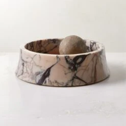 La Paloma Decorative Marble Bowl -Nesto Store LaPalomaMarbleBowlAV3SHS23