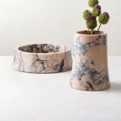 La Paloma Decorative Marble Bowl -Nesto Store LaPalomaMarbleGroupFHS23 1