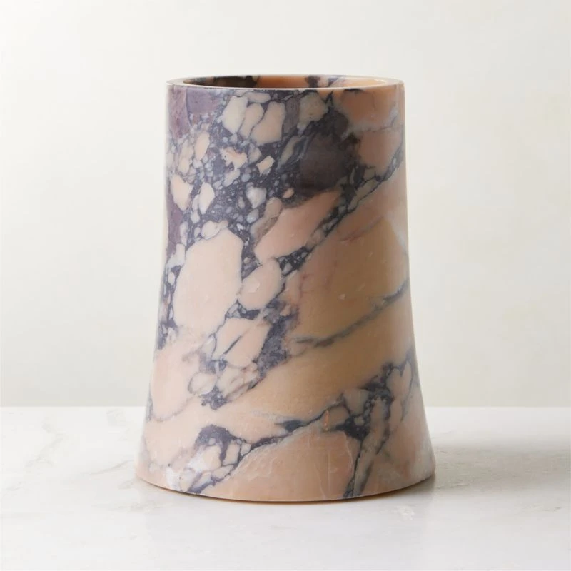 La Paloma Purple Breccia Marble Vase 6 La Paloma Purple Breccia Marble Vase - Image 4