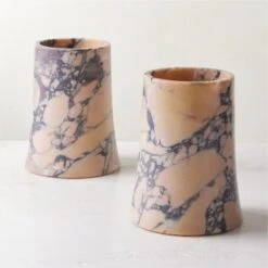 La Paloma Purple Breccia Marble Vase 18 La Paloma Purple Breccia Marble Vase -Nesto Store LaPalomaMarbleVaseAV5SHS23