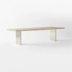 Landscape Live Edge XL White Washed Wood Dining Table 12 Landscape Live Edge XL White Washed Wood Dining Table -Nesto Store LandscapeDnTb118in3QSSS22