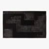 Larso Hand-Tufted Wool-Blend Black Area Rug 5'x8' -Nesto Store LarsoTftdBlkRug5x8SSS23