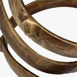 Lasso Brass Spiral Sculpture -Nesto Store LassoBrassSpiralObjectAVS20