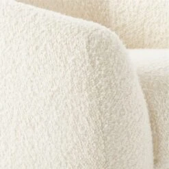 Laszlo Warm White Boucle Swivel Chair -Nesto Store LaszloWrmWhtBclSwvlChairAVSSF23