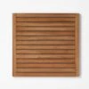 Lateral Natural Teak Bath Mat 21.75"x23" -Nesto Store LateralNtTkBthmt21p75x23SSF21