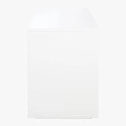Latitude 4-Drawer High-Gloss White Lacquered Dresser -Nesto Store LatitudeLowDresserWhiteSDF16