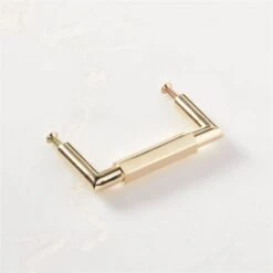 Lavau Unlacquered Brass Handle 3" -Nesto Store LavauUnlcqrdBrsHandle3inAV2SHS23