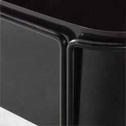 Lazo Black Stainless Steel Outdoor Raised Planter Low 11 Lazo Black Stainless Steel Outdoor Raised Planter Low -Nesto Store LazoBlkSS23p5PlanterAV2SHS23