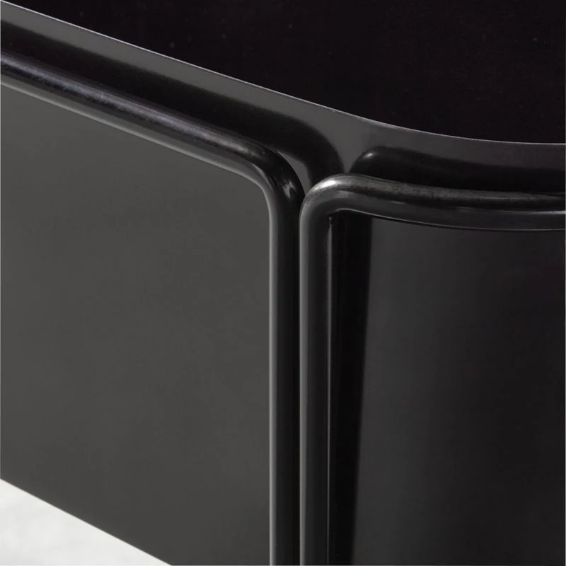 Lazo Black Stainless Steel Outdoor Raised Planter Low 6 Lazo Black Stainless Steel Outdoor Raised Planter Low - Image 4