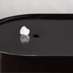 Lazo Black Stainless Steel Outdoor Raised Planter Low 12 Lazo Black Stainless Steel Outdoor Raised Planter Low -Nesto Store LazoBlkSS29PlanterAV3SHS23