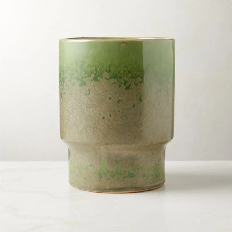 Leda Green Vase 3 Leda Green Vase