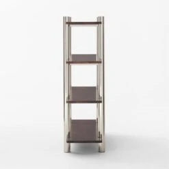 Legna Burl Wood Bookshelf -Nesto Store Legna60inBurlWoodBookcaseSDSSF22