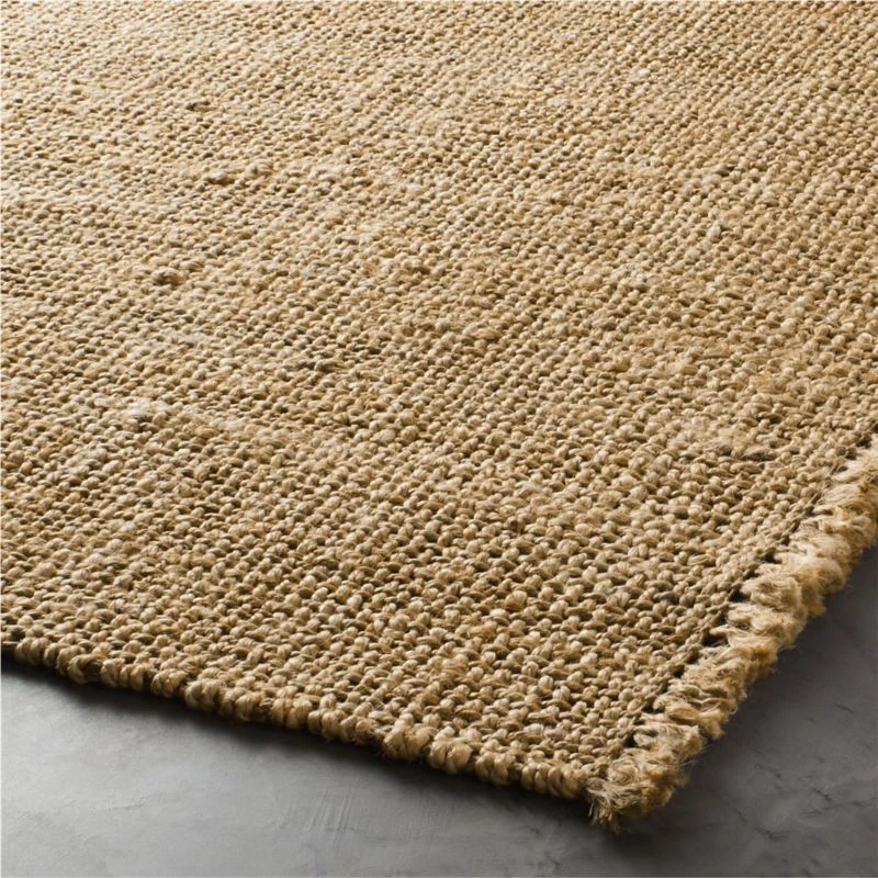 Leno Natural Handwoven Jute Area Rug 5'x8' 5 Leno Natural Handwoven Jute Area Rug 5'x8' - Image 3