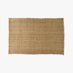 Leno Natural Handwoven Jute Area Rug 5'x8'