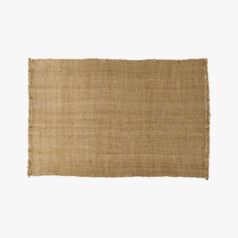 Leno Natural Handwoven Jute Area Rug 5'x8' 3 Leno Natural Handwoven Jute Area Rug 5'x8'