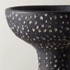 Leroi Black Terracotta Vase 8 Leroi Black Terracotta Vase -Nesto Store LeroiBlackVaseAVSHF23