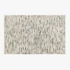 Levi Handknotted New Zealand Wool Black And Ivory Area Rug 5'x8' 1 Levi Handknotted New Zealand Wool Black And Ivory Area Rug 5'x8' -Nesto Store LeviNZWlBkNWtRug5x8SSF22