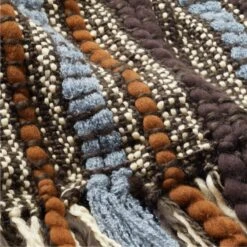 Lineage Woven Striped Throw Blanket -Nesto Store LineageThrowAV2SSF21