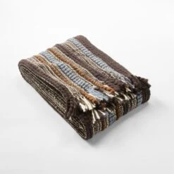 Lineage Woven Striped Throw Blanket -Nesto Store LineageThrowAVSSF21