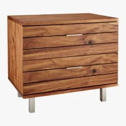 Linear 2-Drawer Wood Nightstand 10 Linear 2-Drawer Wood Nightstand -Nesto Store LinearNightstand3QF15