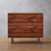 Linear 2-Drawer Wood Nightstand -Nesto Store LinearNightstandSHS16 1x1