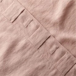 Smoky Mauve Linen Window Curtain Panel 48"x84'' -Nesto Store LinenAdobeRoseCrtn96PnlAV4SHF23