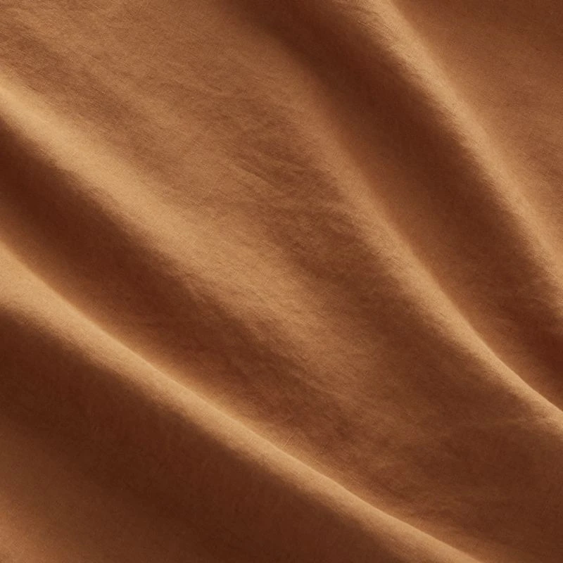 EUROPEAN FLAX™-Certified Linen Copper Duvet Cover And Shams 4 EUROPEAN FLAX™-Certified Linen Copper Duvet Cover And Shams - Image 2
