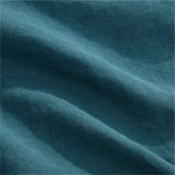 EUROPEAN FLAX™-Certified Linen Dark Teal Sheet Sets -Nesto Store LinenDarkTealFQDuvetAVSHF21 1