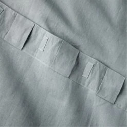 Lead Blue Linen Window Curtain Panel 48''x84'' -Nesto Store LinenLead96PanelAV3SHS23