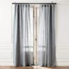Lead Blue Linen Window Curtain Panel 48''x84'' -Nesto Store LinenLead96PanelSHS23