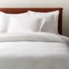 EUROPEAN FLAX™-Certified Linen White Duvet Cover And Shams -Nesto Store LinenWhiteFQDuvetSHF18