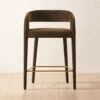 Lisette Brown Counter Stool Set Of 2 1 Lisette Brown Counter Stool Set Of 2 -Nesto Store LisetteBrnCounterStoolSHF22