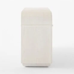 Lobos 6-Drawer White Wood Dresser -Nesto Store LobosAshNLthrLowDresserSDSSS23