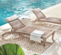 Lodi Woven Outdoor Chaise Lounge -Nesto Store LodiSunLoungerMR20