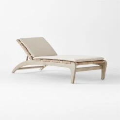 Lodi Woven Outdoor Chaise Lounge With Cushion -Nesto Store LodiWvnChsLoungeWFCshn3QSSS22
