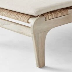 Lodi Woven Outdoor Chaise Lounge With Cushion -Nesto Store LodiWvnChsLoungeWFCshnAV3SSS22