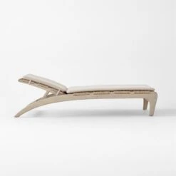 Lodi Woven Outdoor Chaise Lounge With Cushion -Nesto Store LodiWvnChsLoungeWFCshnAVSSS22