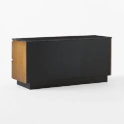 Logan 4-Drawer Black Marble-Top Dresser -Nesto Store LoganBsNBkMrblLowDresser3QBSSS23