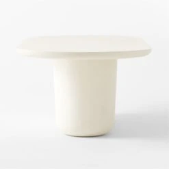 Lola White Oval Cement Dining Table 13 Lola White Oval Cement Dining Table -Nesto Store LolaWhtOvalDiningTableSDSSS23