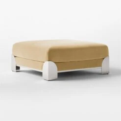Luis Camel Velvet Ottoman 8 Luis Camel Velvet Ottoman -Nesto Store LuisCamelOttoman3QSSS22