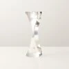 Lume Crystal Taper Candle Holder Large -Nesto Store LumeCrystlTprHolder7inSHF22