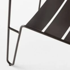 Luther Black Metal Outdoor Dining Chair -Nesto Store LutherBlkDiningChairAVSSS23