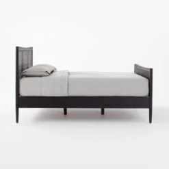 Maeve Black Cane Queen Bed -Nesto Store MaeveBlackQueenBedSDSSF21