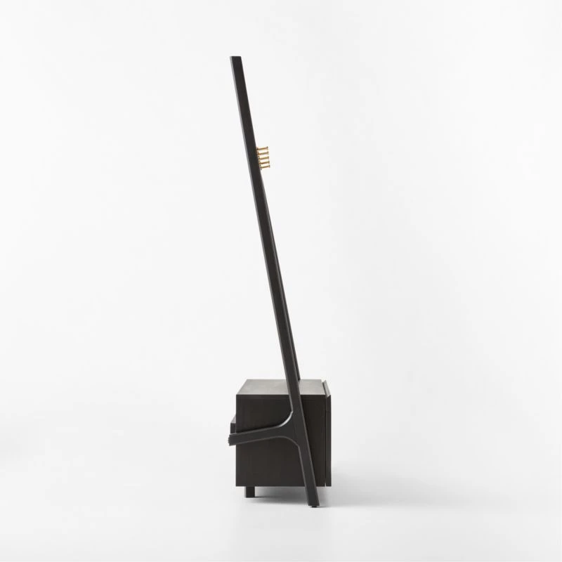 Mahogany Black Hall Tree 8 Mahogany Black Hall Tree - Image 6