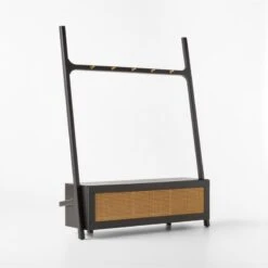 Mahogany Black Hall Tree 15 Mahogany Black Hall Tree -Nesto Store MahoganyBlkHallTreeAVSSF22