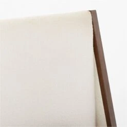 Malena White Boucle Queen Bed -Nesto Store MalenaQueenBedAVSSF22