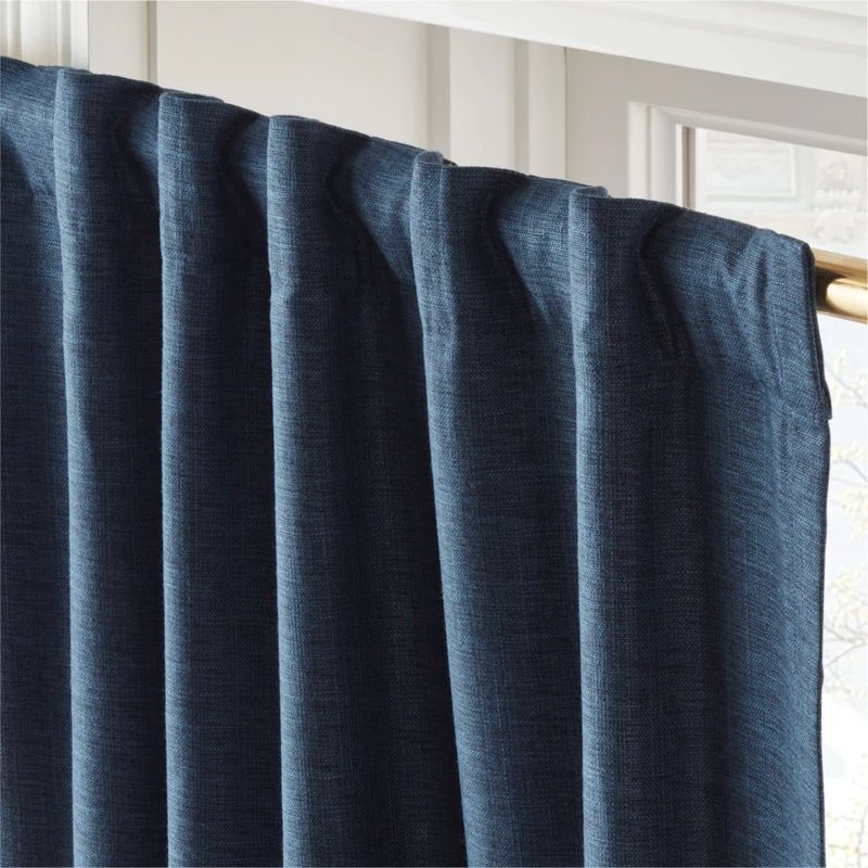 Mali Sea Storm Silk Viscose Window Curtain Panel 48''x84'' 6 Mali Sea Storm Silk Viscose Window Curtain Panel 48''x84'' - Image 4